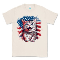 Natural cat2 Classic Tee - Unal Design