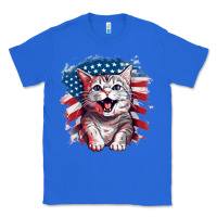 True Royal cat2 Classic Tee - Unal Design