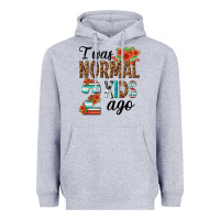 Heather Grey i was normal two kids ago Heavyweight Hoodie - texasbilliewilder