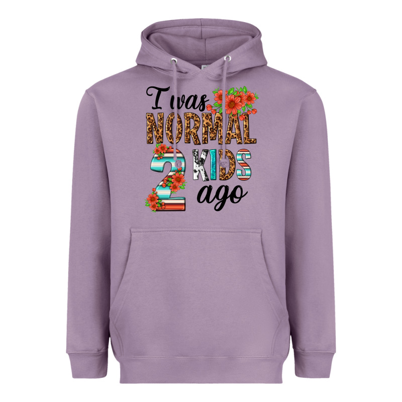 I Was Normal Two Kids Ago Heavyweight Hoodie by texasbilliewilder | Teevron