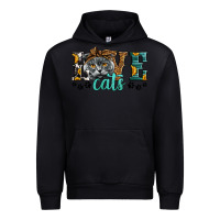 Black love cats scottish fold Urban Hoodie - LillyAllenDesigns