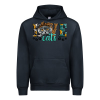 Navy love cats scottish fold Urban Hoodie - LillyAllenDesigns