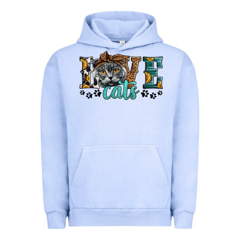 Love Cats Scottish Fold Urban Hoodie by LillyAllenDesigns | Teevron
