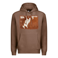 Chestnut cowhide background Premium Hoodie - AdoDesignShop
