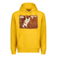 Lemon cowhide background Premium Hoodie - AdoDesignShop