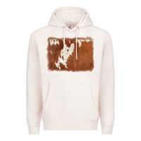 Pale Pink cowhide background Premium Hoodie - AdoDesignShop