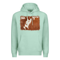 Seafoam cowhide background Premium Hoodie - AdoDesignShop