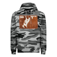 Slate Camo cowhide background Premium Hoodie - AdoDesignShop