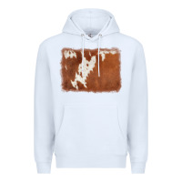 White cowhide background Premium Hoodie - AdoDesignShop