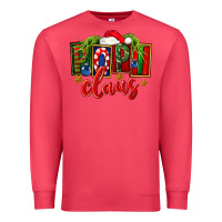 Cardinal Christmas popi claus Premium Sweatshirt - FaDigitalArtStudio