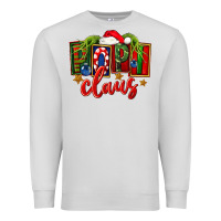 Dove Grey Christmas popi claus Premium Sweatshirt - FaDigitalArtStudio
