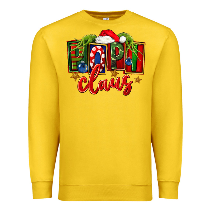 Christmas Popi Claus Premium Sweatshirt by FaDigitalArtStudio | Teevron