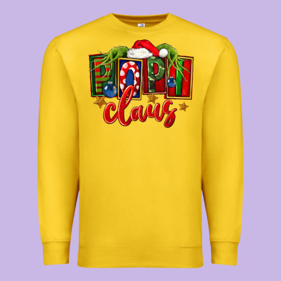 Christmas Popi Claus Premium Sweatshirt Designed By Fadigitalartstudio