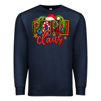 Navy Christmas popi claus Premium Sweatshirt - FaDigitalArtStudio