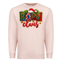 Pale Pink Christmas popi claus Premium Sweatshirt - FaDigitalArtStudio
