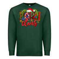 Sports Green Christmas popi claus Premium Sweatshirt - FaDigitalArtStudio