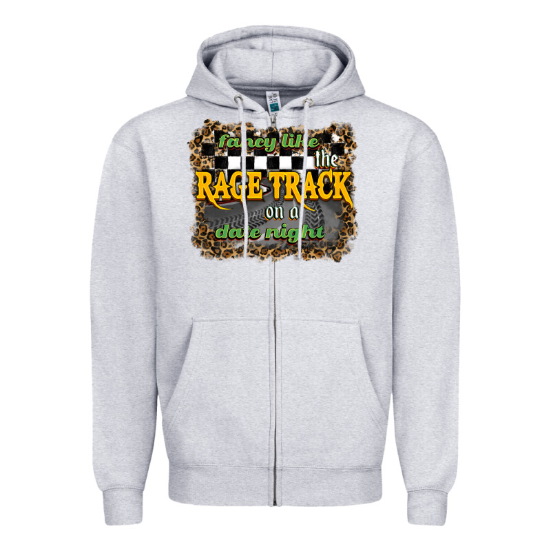 Fancy Like The Rage Track On A Date Night Zipper Hoodie by RanaPortraitStore | Teevron