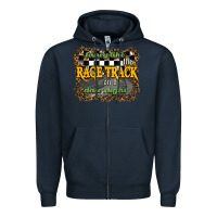 Navy fancy like the rage track on a date night Zipper Hoodie - RanaPortraitStore