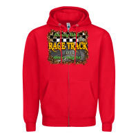 Red fancy like the rage track on a date night Zipper Hoodie - RanaPortraitStore