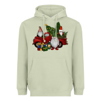 Matcha christmas gnomes with truck Heavyweight Hoodie - RanaPortraitStore