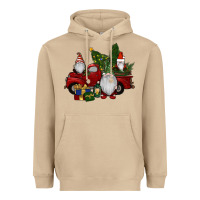 Mushroom christmas gnomes with truck Heavyweight Hoodie - RanaPortraitStore