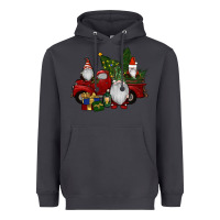 Christmas Gnomes With Truck Heavyweight Hoodie | Teevron