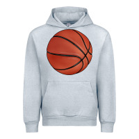 Heather Grey basketball Urban Hoodie - BarkalooDesign