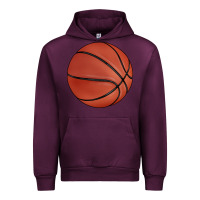 Mauve Wine basketball Urban Hoodie - BarkalooDesign
