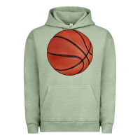 Pigment Oil Green basketball Urban Hoodie - BarkalooDesign