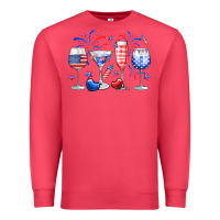Cardinal 4th of July wine glasses Premium Sweatshirt - Neo Western