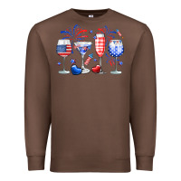Chestnut 4th of July wine glasses Premium Sweatshirt - Neo Western