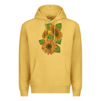 Antique Gold sunflowers Premium Hoodie - Artiststas