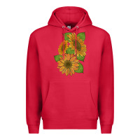 Cardinal sunflowers Premium Hoodie - Artiststas