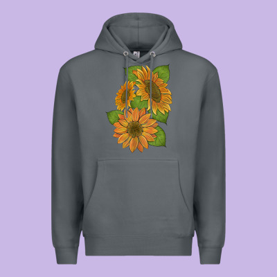 Sunflowers Premium Hoodie Designed By Artiststas