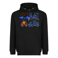 Black in my cheer mom era afro messy bun Heavyweight Hoodie - texasbilliewilder