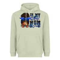 Matcha in my cheer mom era afro messy bun Heavyweight Hoodie - texasbilliewilder