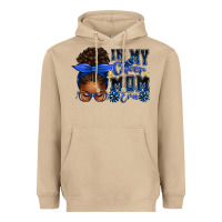 Mushroom in my cheer mom era afro messy bun Heavyweight Hoodie - texasbilliewilder