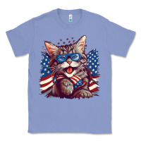 Colony Blue cat4 Classic Tee - Unal Design