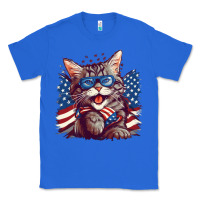 True Royal cat4 Classic Tee - Unal Design