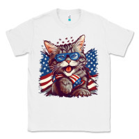White cat4 Classic Tee - Unal Design