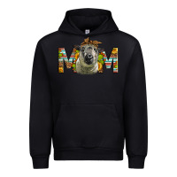 Black Western Hampshire Sheep Mom Urban Hoodie - LillyAllenDesigns