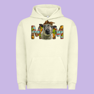 Western Hampshire Sheep Mom Urban Hoodie Designed By Lillyallendesigns