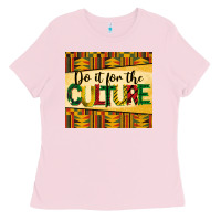 Bubblegum Pink do it for the culture juneteenth tumbler Ladies Tee - BarkalooDesign