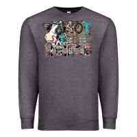 Charcoal Heather not today heifer Premium Sweatshirt - SublimationCraftShop