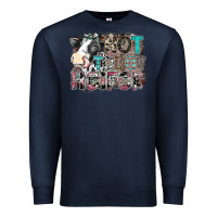 Navy not today heifer Premium Sweatshirt - SublimationCraftShop