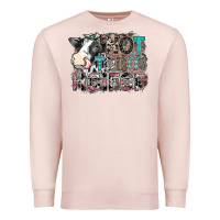 Pale Pink not today heifer Premium Sweatshirt - SublimationCraftShop