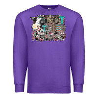 Purple not today heifer Premium Sweatshirt - SublimationCraftShop