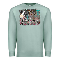 Seafoam not today heifer Premium Sweatshirt - SublimationCraftShop