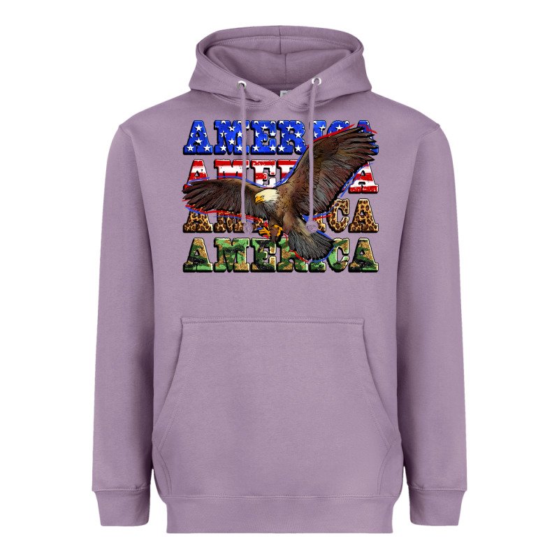 America America America America Heavyweight Hoodie by Zillion Design Studio | Teevron