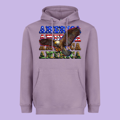 America America America America Heavyweight Hoodie Designed By Zillion Design Studio